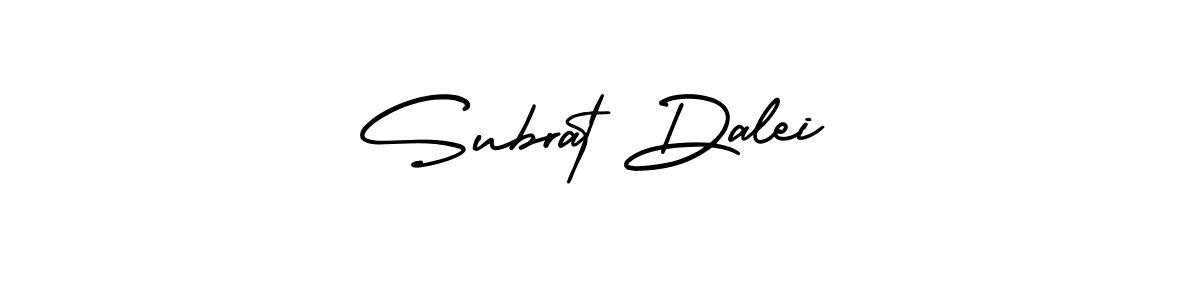Make a beautiful signature design for name Subrat Dalei. Use this online signature maker to create a handwritten signature for free. Subrat Dalei signature style 3 images and pictures png
