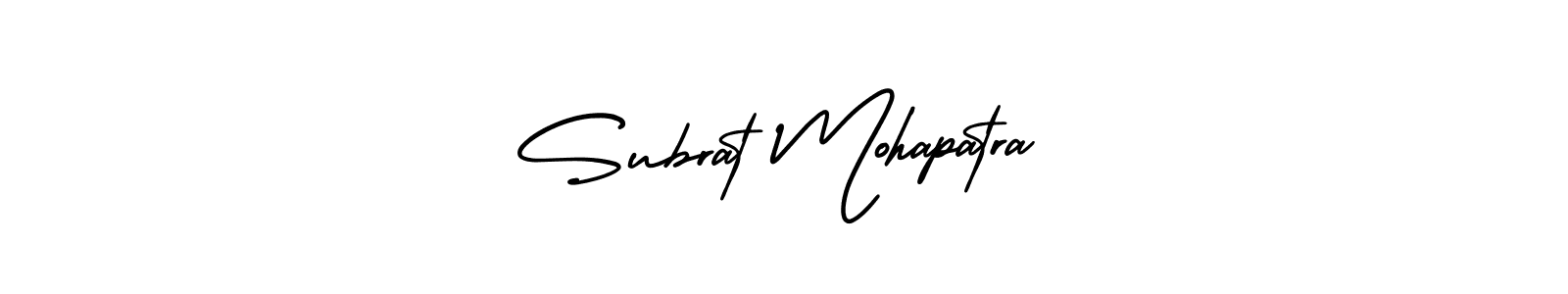 Create a beautiful signature design for name Subrat Mohapatra. With this signature (AmerikaSignatureDemo-Regular) fonts, you can make a handwritten signature for free. Subrat Mohapatra signature style 3 images and pictures png