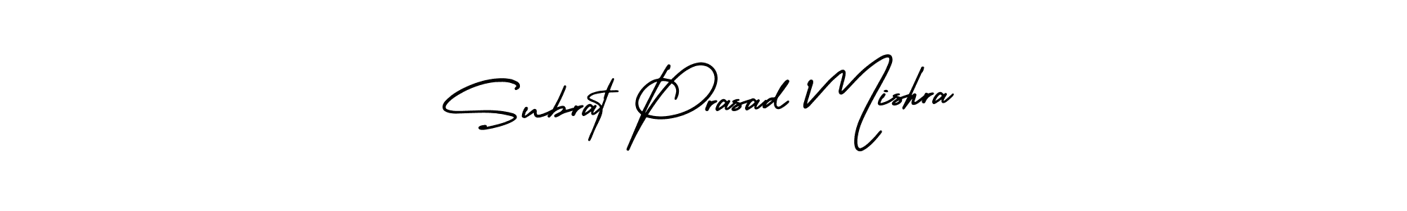 How to Draw Subrat Prasad Mishra signature style? AmerikaSignatureDemo-Regular is a latest design signature styles for name Subrat Prasad Mishra. Subrat Prasad Mishra signature style 3 images and pictures png