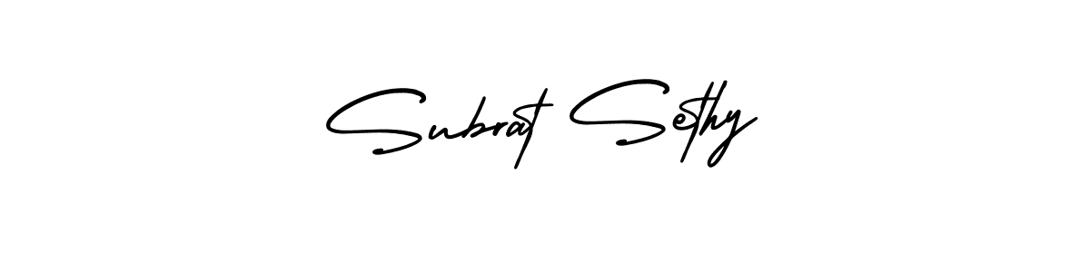 Best and Professional Signature Style for Subrat Sethy. AmerikaSignatureDemo-Regular Best Signature Style Collection. Subrat Sethy signature style 3 images and pictures png
