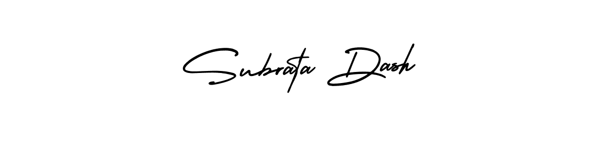 Use a signature maker to create a handwritten signature online. With this signature software, you can design (AmerikaSignatureDemo-Regular) your own signature for name Subrata Dash. Subrata Dash signature style 3 images and pictures png