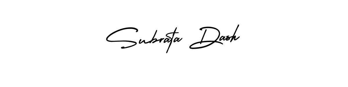 Create a beautiful signature design for name Subrata Dash. With this signature (AmerikaSignatureDemo-Regular) fonts, you can make a handwritten signature for free. Subrata Dash signature style 3 images and pictures png
