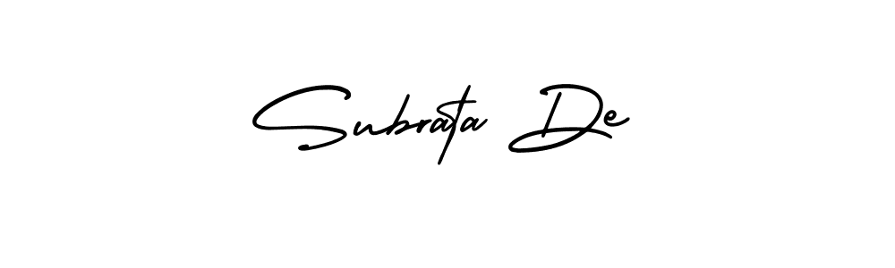 Check out images of Autograph of Subrata De name. Actor Subrata De Signature Style. AmerikaSignatureDemo-Regular is a professional sign style online. Subrata De signature style 3 images and pictures png
