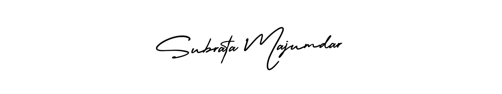 Design your own signature with our free online signature maker. With this signature software, you can create a handwritten (AmerikaSignatureDemo-Regular) signature for name Subrata Majumdar. Subrata Majumdar signature style 3 images and pictures png