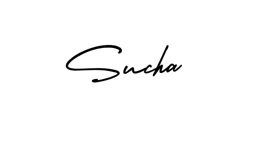 How to Draw Sucha signature style? AmerikaSignatureDemo-Regular is a latest design signature styles for name Sucha. Sucha signature style 3 images and pictures png