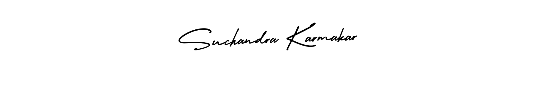 Similarly AmerikaSignatureDemo-Regular is the best handwritten signature design. Signature creator online .You can use it as an online autograph creator for name Suchandra Karmakar. Suchandra Karmakar signature style 3 images and pictures png