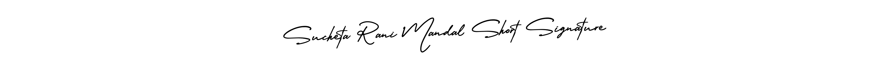 Create a beautiful signature design for name Sucheta Rani Mandal Short Signature. With this signature (AmerikaSignatureDemo-Regular) fonts, you can make a handwritten signature for free. Sucheta Rani Mandal Short Signature signature style 3 images and pictures png