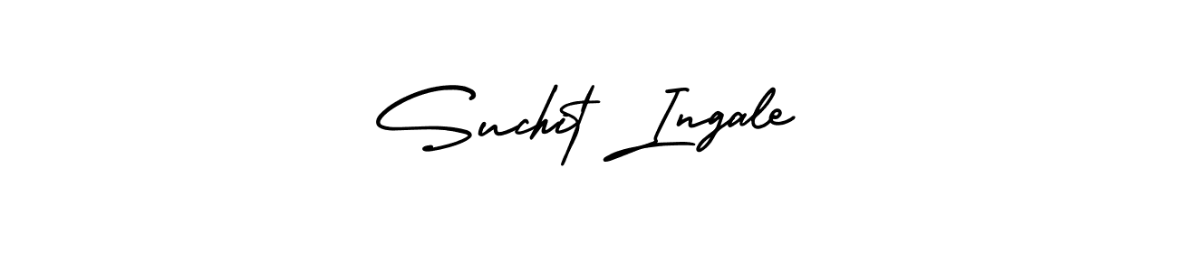 Make a beautiful signature design for name Suchit Ingale. Use this online signature maker to create a handwritten signature for free. Suchit Ingale signature style 3 images and pictures png