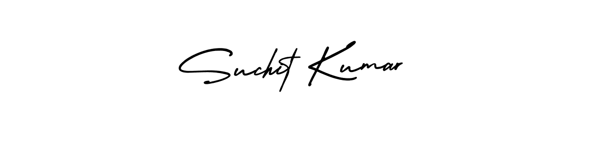 It looks lik you need a new signature style for name Suchit Kumar. Design unique handwritten (AmerikaSignatureDemo-Regular) signature with our free signature maker in just a few clicks. Suchit Kumar signature style 3 images and pictures png