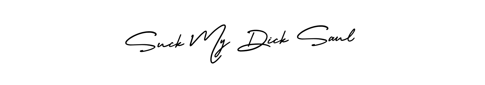 Design your own signature with our free online signature maker. With this signature software, you can create a handwritten (AmerikaSignatureDemo-Regular) signature for name Suck My Dick Saul. Suck My Dick Saul signature style 3 images and pictures png