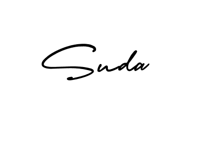 The best way (AmerikaSignatureDemo-Regular) to make a short signature is to pick only two or three words in your name. The name Suda include a total of six letters. For converting this name. Suda signature style 3 images and pictures png