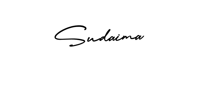 Design your own signature with our free online signature maker. With this signature software, you can create a handwritten (AmerikaSignatureDemo-Regular) signature for name Sudaima. Sudaima signature style 3 images and pictures png