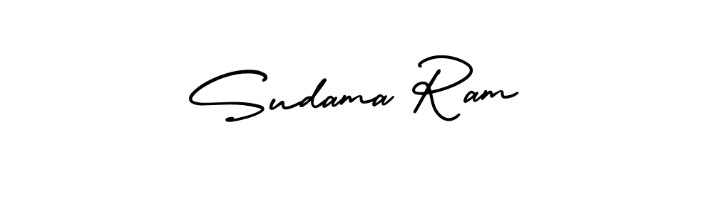 AmerikaSignatureDemo-Regular is a professional signature style that is perfect for those who want to add a touch of class to their signature. It is also a great choice for those who want to make their signature more unique. Get Sudama Ram name to fancy signature for free. Sudama Ram signature style 3 images and pictures png
