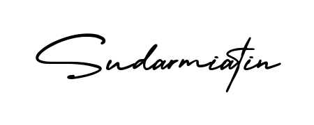 Once you've used our free online signature maker to create your best signature AmerikaSignatureDemo-Regular style, it's time to enjoy signing your documents with Sudarmiatin name. Sudarmiatin signature style 3 images and pictures png