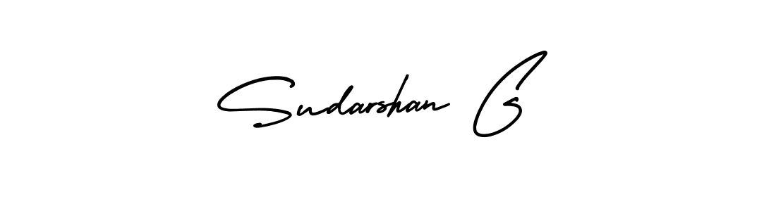 Sudarshan G stylish signature style. Best Handwritten Sign (AmerikaSignatureDemo-Regular) for my name. Handwritten Signature Collection Ideas for my name Sudarshan G. Sudarshan G signature style 3 images and pictures png