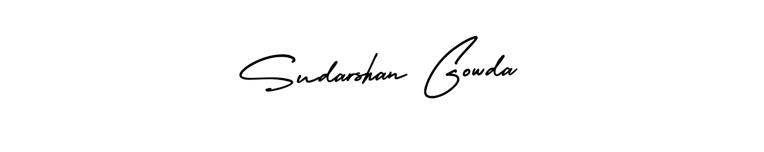 AmerikaSignatureDemo-Regular is a professional signature style that is perfect for those who want to add a touch of class to their signature. It is also a great choice for those who want to make their signature more unique. Get Sudarshan Gowda name to fancy signature for free. Sudarshan Gowda signature style 3 images and pictures png