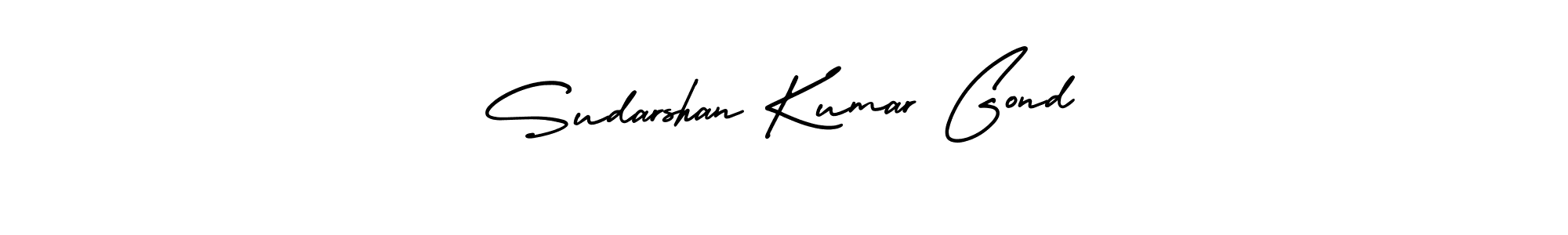You should practise on your own different ways (AmerikaSignatureDemo-Regular) to write your name (Sudarshan Kumar Gond) in signature. don't let someone else do it for you. Sudarshan Kumar Gond signature style 3 images and pictures png