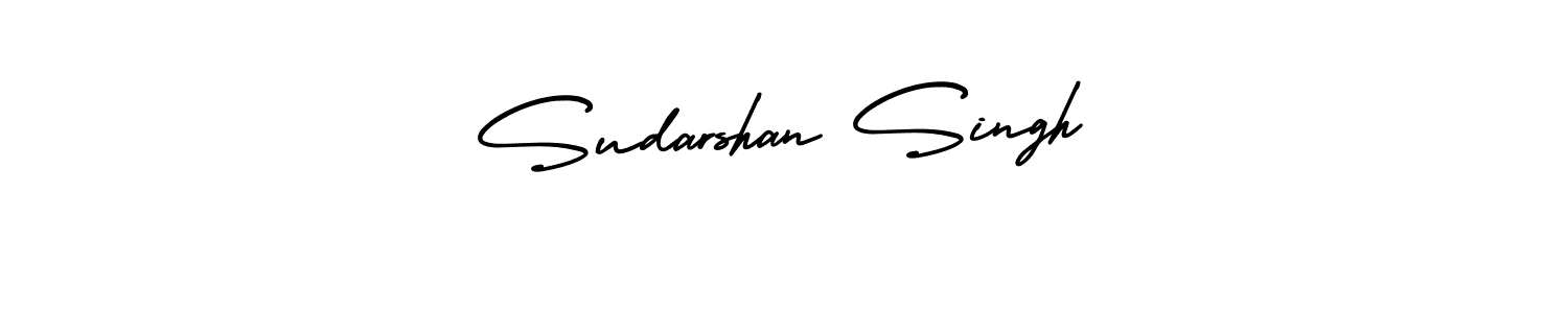 Make a beautiful signature design for name Sudarshan Singh. With this signature (AmerikaSignatureDemo-Regular) style, you can create a handwritten signature for free. Sudarshan Singh signature style 3 images and pictures png