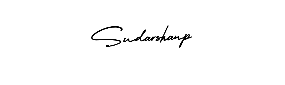 Make a beautiful signature design for name Sudarshanp. With this signature (AmerikaSignatureDemo-Regular) style, you can create a handwritten signature for free. Sudarshanp signature style 3 images and pictures png