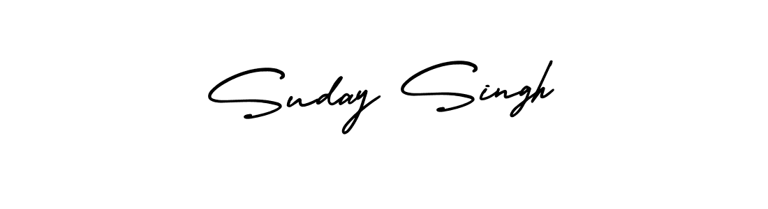 Also You can easily find your signature by using the search form. We will create Suday Singh name handwritten signature images for you free of cost using AmerikaSignatureDemo-Regular sign style. Suday Singh signature style 3 images and pictures png