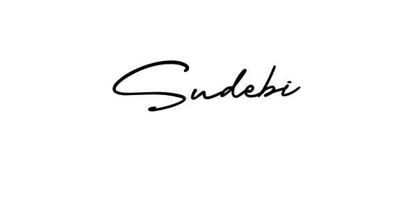 How to make Sudebi signature? AmerikaSignatureDemo-Regular is a professional autograph style. Create handwritten signature for Sudebi name. Sudebi signature style 3 images and pictures png