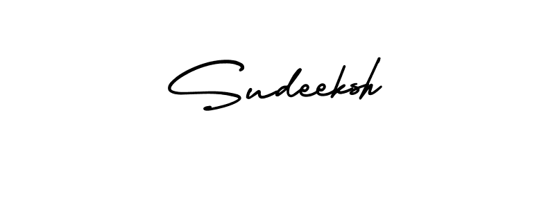 Also we have Sudeeksh name is the best signature style. Create professional handwritten signature collection using AmerikaSignatureDemo-Regular autograph style. Sudeeksh signature style 3 images and pictures png