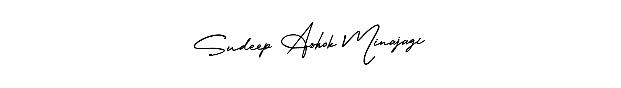 How to Draw Sudeep Ashok Minajagi signature style? AmerikaSignatureDemo-Regular is a latest design signature styles for name Sudeep Ashok Minajagi. Sudeep Ashok Minajagi signature style 3 images and pictures png