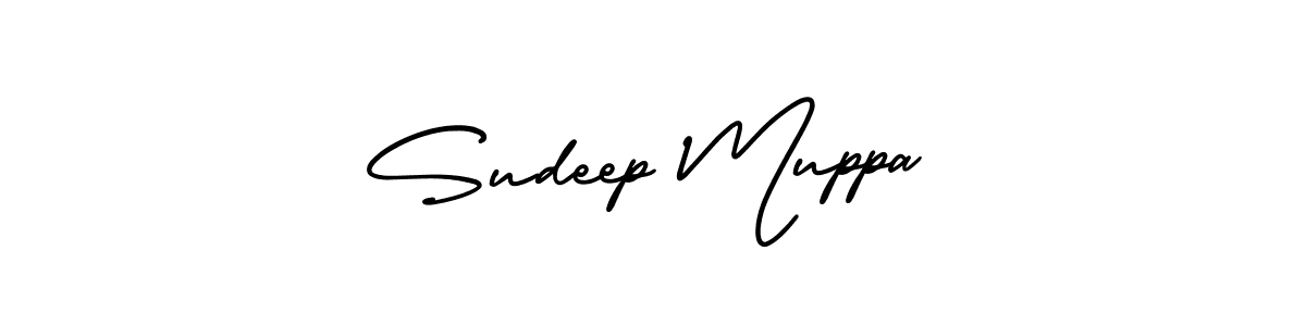 Also You can easily find your signature by using the search form. We will create Sudeep Muppa name handwritten signature images for you free of cost using AmerikaSignatureDemo-Regular sign style. Sudeep Muppa signature style 3 images and pictures png