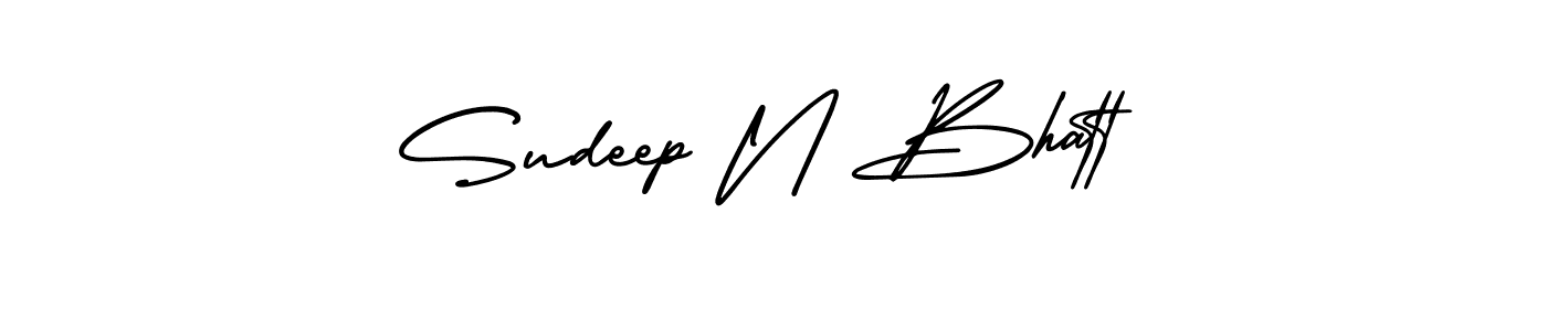 Similarly AmerikaSignatureDemo-Regular is the best handwritten signature design. Signature creator online .You can use it as an online autograph creator for name Sudeep N Bhatt. Sudeep N Bhatt signature style 3 images and pictures png