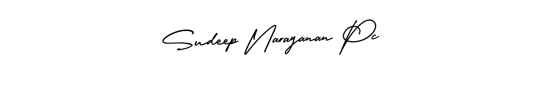 It looks lik you need a new signature style for name Sudeep Narayanan Pc. Design unique handwritten (AmerikaSignatureDemo-Regular) signature with our free signature maker in just a few clicks. Sudeep Narayanan Pc signature style 3 images and pictures png
