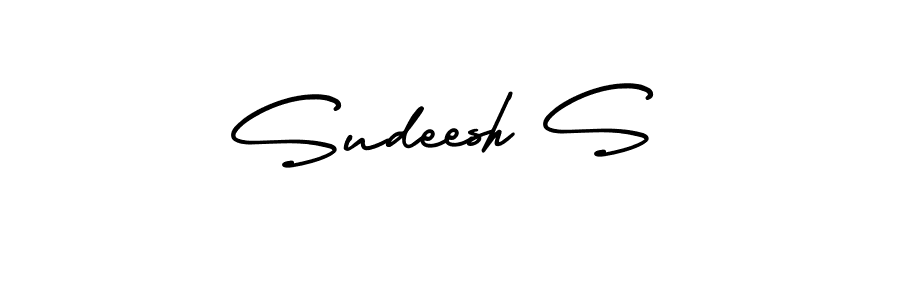 Check out images of Autograph of Sudeesh S name. Actor Sudeesh S Signature Style. AmerikaSignatureDemo-Regular is a professional sign style online. Sudeesh S signature style 3 images and pictures png