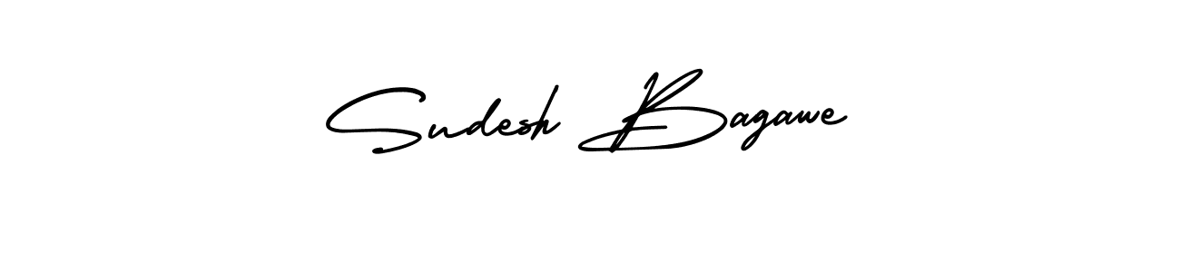 Similarly AmerikaSignatureDemo-Regular is the best handwritten signature design. Signature creator online .You can use it as an online autograph creator for name Sudesh Bagawe. Sudesh Bagawe signature style 3 images and pictures png
