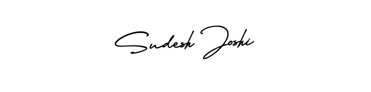 Create a beautiful signature design for name Sudesh Joshi. With this signature (AmerikaSignatureDemo-Regular) fonts, you can make a handwritten signature for free. Sudesh Joshi signature style 3 images and pictures png