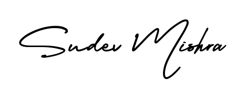 Express your personality with a custom Sudev Mishra signature crafted with AmerikaSignatureDemo-Regular typography. Free transparent PNG download available. Sudev Mishra signature style 3 images and pictures png