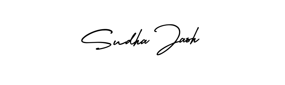 Design your own signature with our free online signature maker. With this signature software, you can create a handwritten (AmerikaSignatureDemo-Regular) signature for name Sudha Jash. Sudha Jash signature style 3 images and pictures png