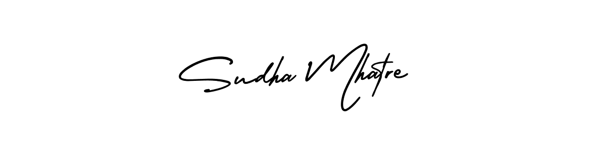Make a beautiful signature design for name Sudha Mhatre. Use this online signature maker to create a handwritten signature for free. Sudha Mhatre signature style 3 images and pictures png