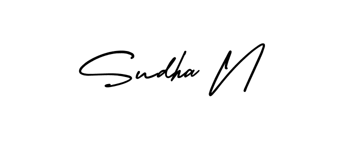 You can use this online signature creator to create a handwritten signature for the name Sudha N. This is the best online autograph maker. Sudha N signature style 3 images and pictures png