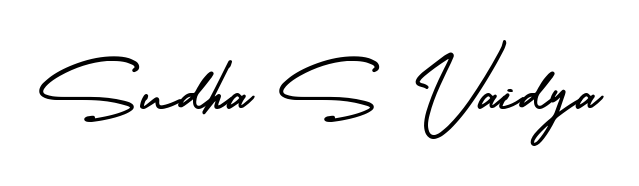 Also we have Sudha S Vaidya name is the best signature style. Create professional handwritten signature collection using AmerikaSignatureDemo-Regular autograph style. Sudha S Vaidya signature style 3 images and pictures png