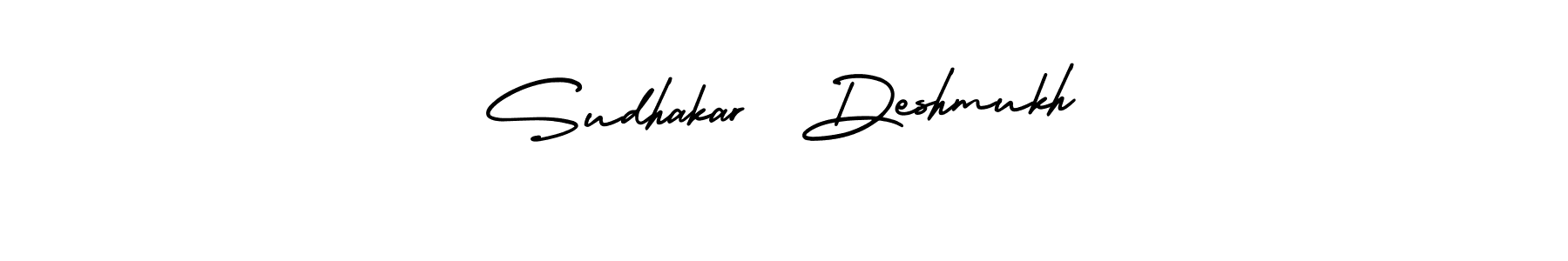 Make a beautiful signature design for name Sudhakar  Deshmukh. With this signature (AmerikaSignatureDemo-Regular) style, you can create a handwritten signature for free. Sudhakar  Deshmukh signature style 3 images and pictures png