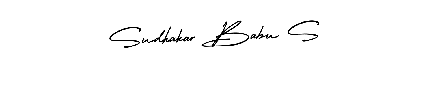 Similarly AmerikaSignatureDemo-Regular is the best handwritten signature design. Signature creator online .You can use it as an online autograph creator for name Sudhakar Babu S. Sudhakar Babu S signature style 3 images and pictures png