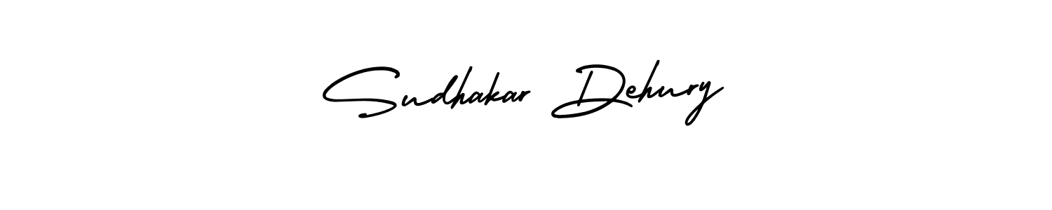 Sudhakar Dehury stylish signature style. Best Handwritten Sign (AmerikaSignatureDemo-Regular) for my name. Handwritten Signature Collection Ideas for my name Sudhakar Dehury. Sudhakar Dehury signature style 3 images and pictures png