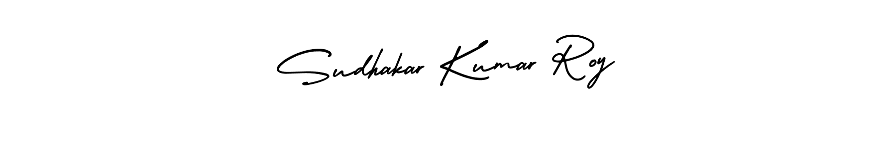 The best way (AmerikaSignatureDemo-Regular) to make a short signature is to pick only two or three words in your name. The name Sudhakar Kumar Roy include a total of six letters. For converting this name. Sudhakar Kumar Roy signature style 3 images and pictures png