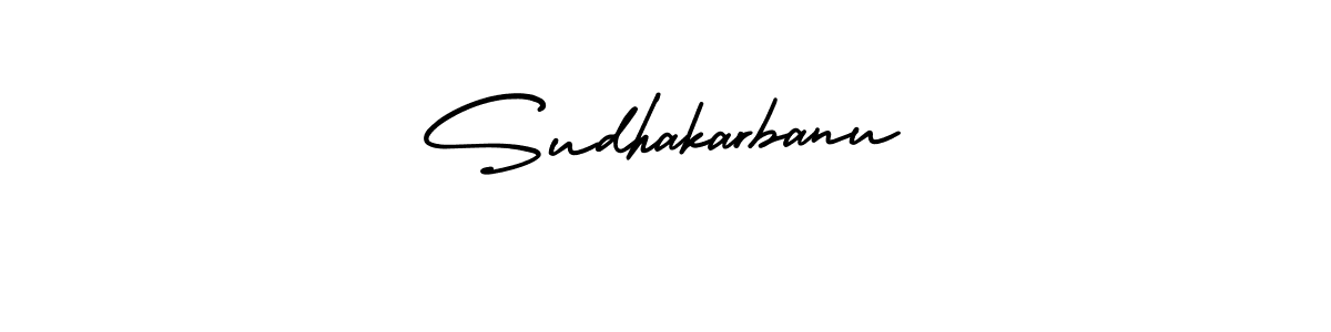 Create a beautiful signature design for name Sudhakarbanu. With this signature (AmerikaSignatureDemo-Regular) fonts, you can make a handwritten signature for free. Sudhakarbanu signature style 3 images and pictures png
