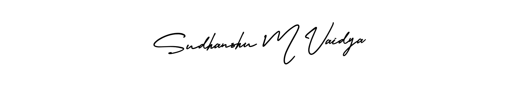 Here are the top 10 professional signature styles for the name Sudhanshu M Vaidya. These are the best autograph styles you can use for your name. Sudhanshu M Vaidya signature style 3 images and pictures png