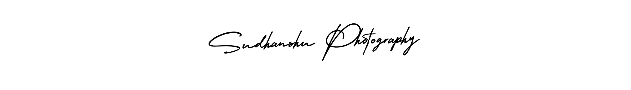 You should practise on your own different ways (AmerikaSignatureDemo-Regular) to write your name (Sudhanshu Photography) in signature. don't let someone else do it for you. Sudhanshu Photography signature style 3 images and pictures png