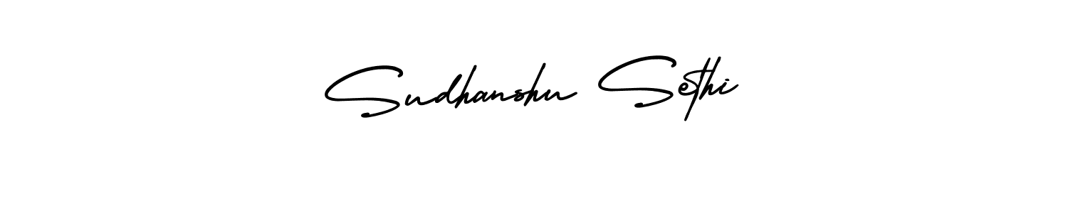 Make a beautiful signature design for name Sudhanshu Sethi. Use this online signature maker to create a handwritten signature for free. Sudhanshu Sethi signature style 3 images and pictures png