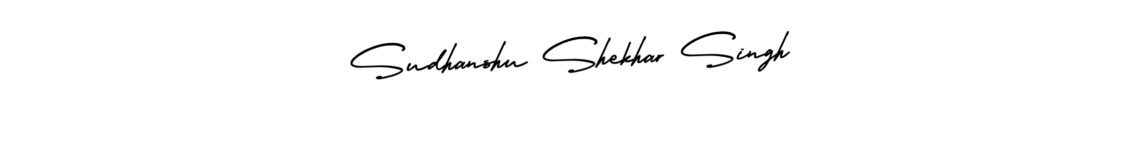 How to make Sudhanshu Shekhar Singh name signature. Use AmerikaSignatureDemo-Regular style for creating short signs online. This is the latest handwritten sign. Sudhanshu Shekhar Singh signature style 3 images and pictures png