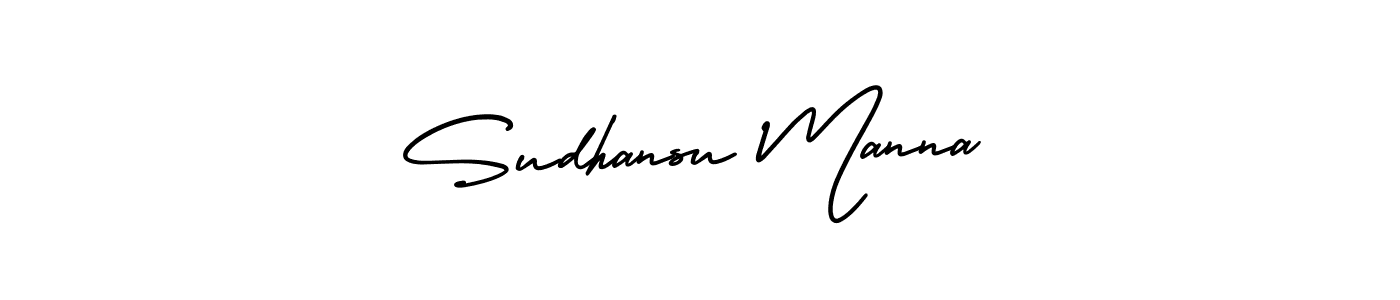AmerikaSignatureDemo-Regular is a professional signature style that is perfect for those who want to add a touch of class to their signature. It is also a great choice for those who want to make their signature more unique. Get Sudhansu Manna name to fancy signature for free. Sudhansu Manna signature style 3 images and pictures png