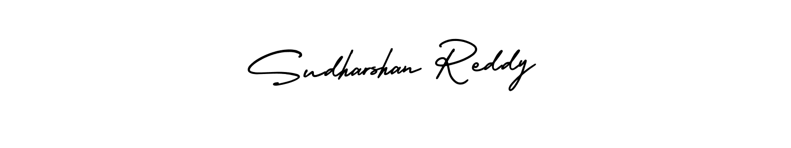 Make a beautiful signature design for name Sudharshan Reddy. With this signature (AmerikaSignatureDemo-Regular) style, you can create a handwritten signature for free. Sudharshan Reddy signature style 3 images and pictures png