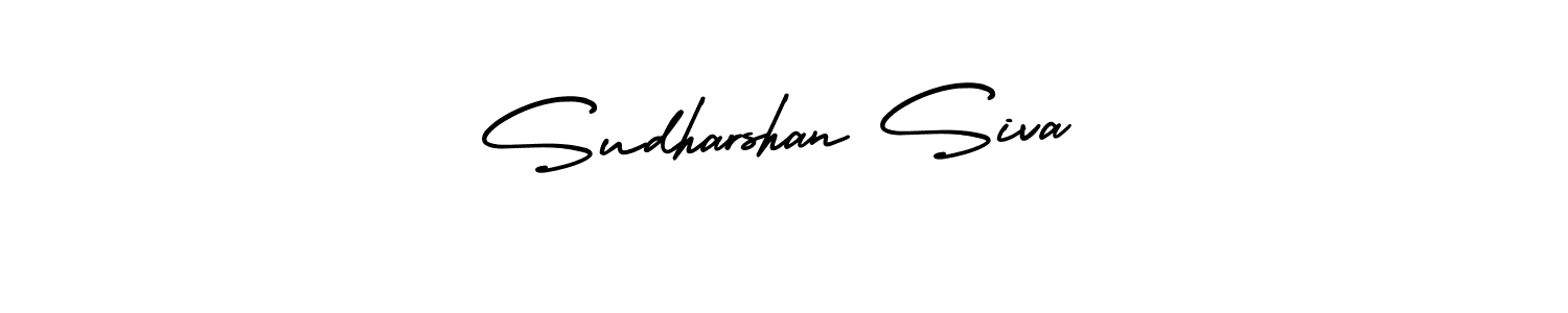 Design your own signature with our free online signature maker. With this signature software, you can create a handwritten (AmerikaSignatureDemo-Regular) signature for name Sudharshan Siva. Sudharshan Siva signature style 3 images and pictures png